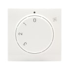 AVE - Commutatore rotativo. Domus S44. colore RAL 9010. 1P 3A 250V finitura lucida 2 Mod.