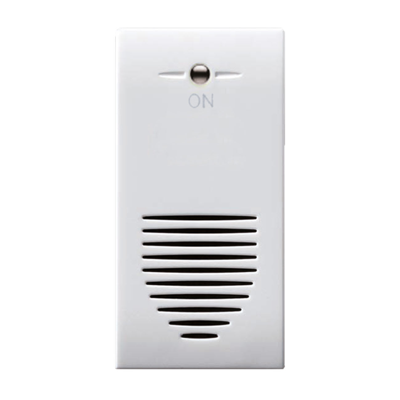 AVE - Segnalatore ausiliario. Domus S44. colore RAL 9010. 1224vca/cc  finitura lucida  1 Mod.