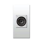 AVE - Presa TV femmina. Domus S44. colore RAL 9010 finitura lucida 1 Mod. 441096FE