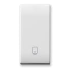 AVE - Tasto simbolo Boiler Domus S44. colore RAL 9010 finitura lucida 1 Mod.