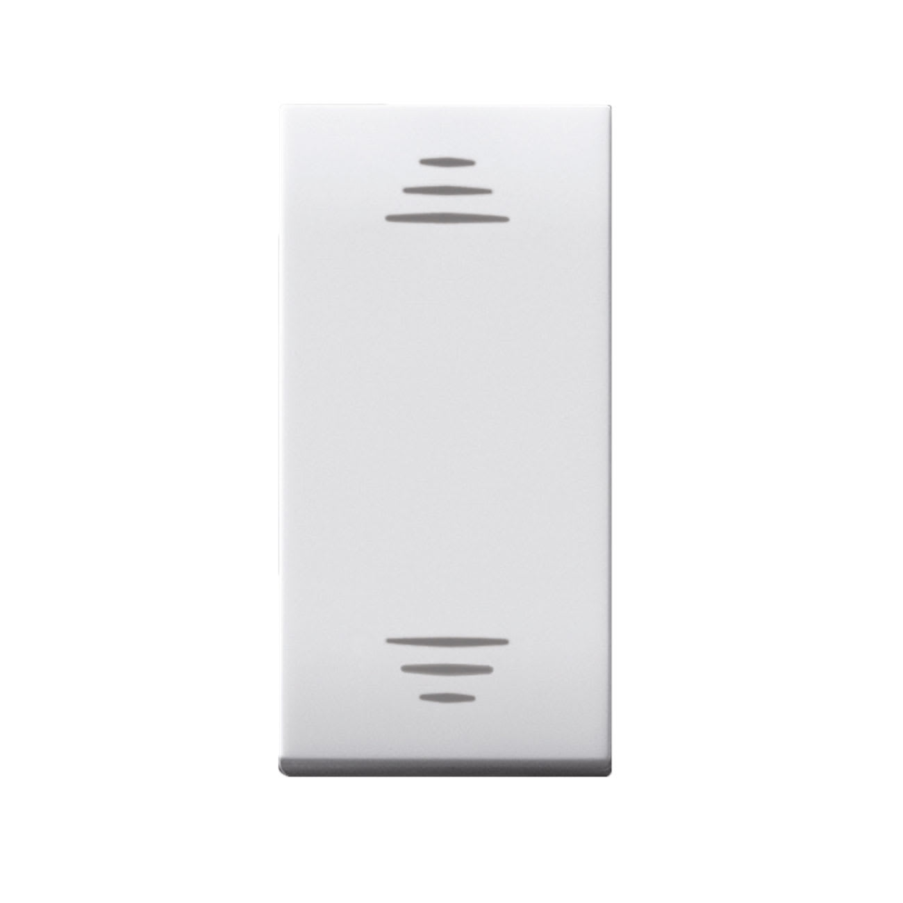 AVE - Tasto con gemma Domus S44. colore RAL 9010  finitura lucida  1 Mod.