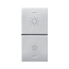 AVE - DUE MEZZI TASTI PER DIMMER IOT DOMUS 1 MOD. S44