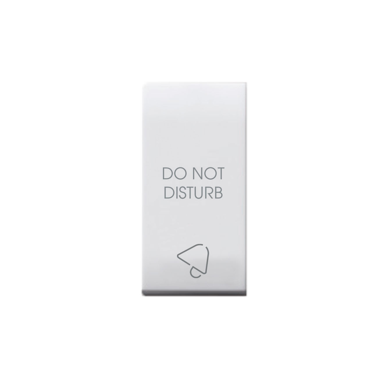 AVE - Tasto simbolo Do Not Disturb Domus S44. colore RAL 9010  finitura lucida  1 Mod.