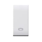 AVE - Tasto simbolo Resistenza Elettrica Domus S44. colore RAL 9010 finitura lucida 1 Mod.