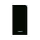 AVE - Interruttore con gemma. Life S44. colore Nero. 1P 16AX illuminabile finitura lucida 1 Mod.