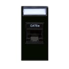 AVE - Presa RJ45 CAT5E UTP non schermata Life S44 colore Nero finitura lucida 1 Mod.