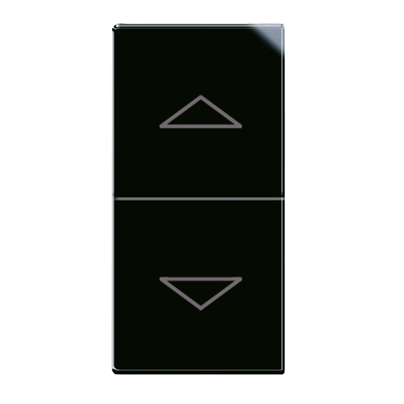 AVE - Commutatore a pulsante. Life S44. colore Nero. 0 250v  3 posizioni  2P 10A 250V  finitura lucida  1 Mod.