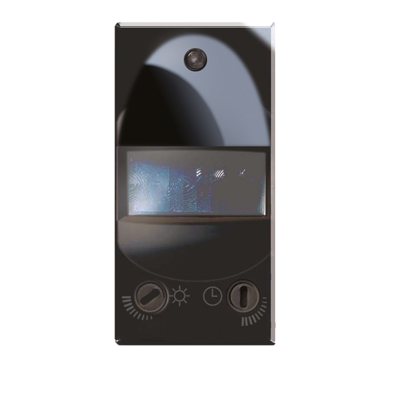 AVE - Rivelatore di movimento. Life S44. colore Nero. alimentazione 110230V~  NA 10A 230V~  finitura lucida  1 Mod.