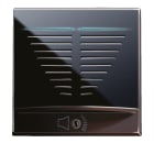 AVE - Suoneria tritonale. Life S44. colore Nero. 12vcc/ca finitura lucida 2 Mod.