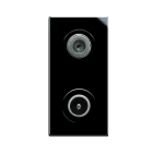 AVE - PRESA TV SAT DEMISCELATA MORSETTO A VITE. LIFE S44. COLORE RAL 9017 FINITURA LUCIDA 1 MOD.