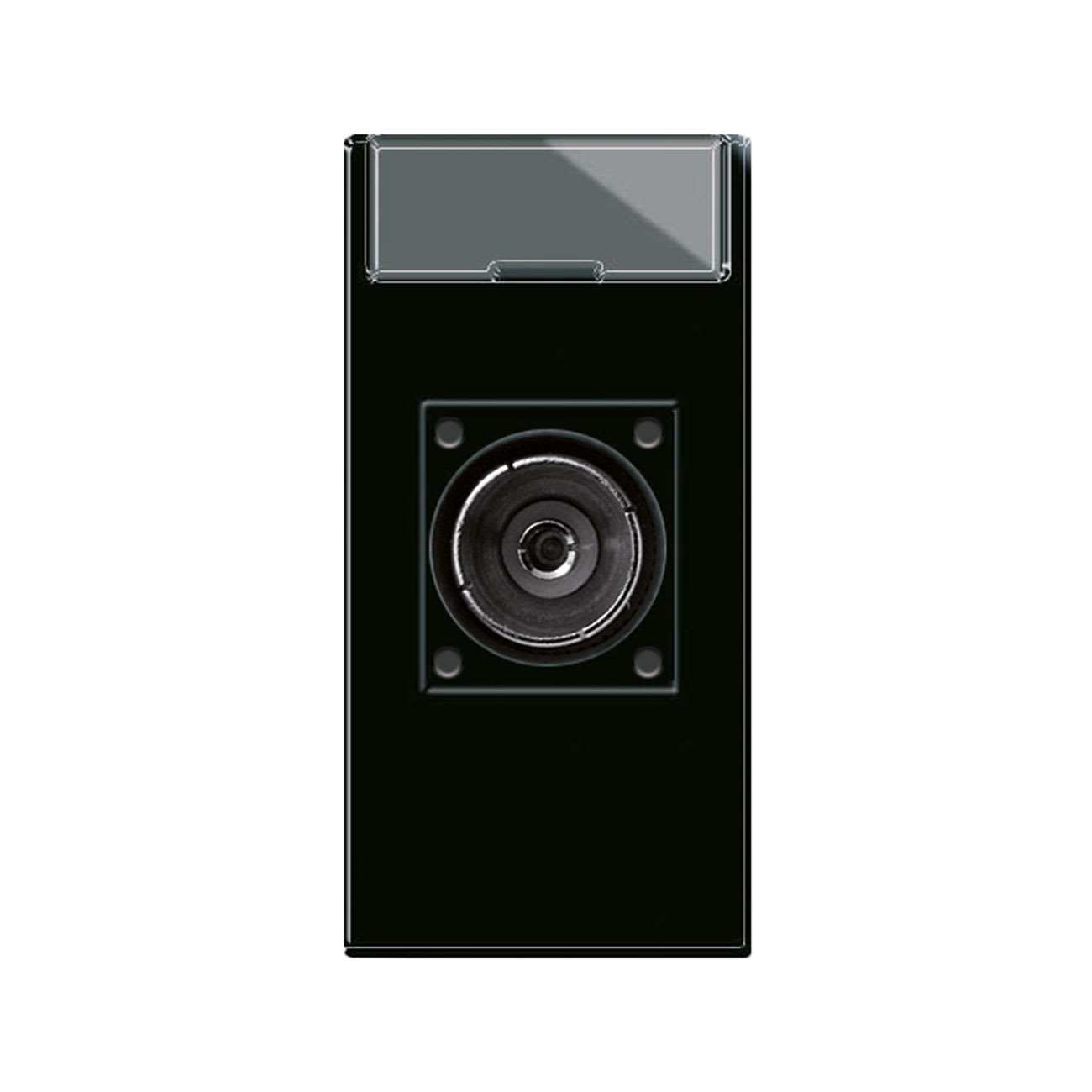AVE - Presa TV/SAT femmina. Life S44. colore Nero finitura lucida 1 Mod.