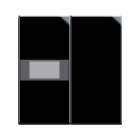 AVE - ATTUATORE DA INCASSO CON RELE' DA 16A E MISURATORE NERO LIFE AVEBUS 2 MOD S44