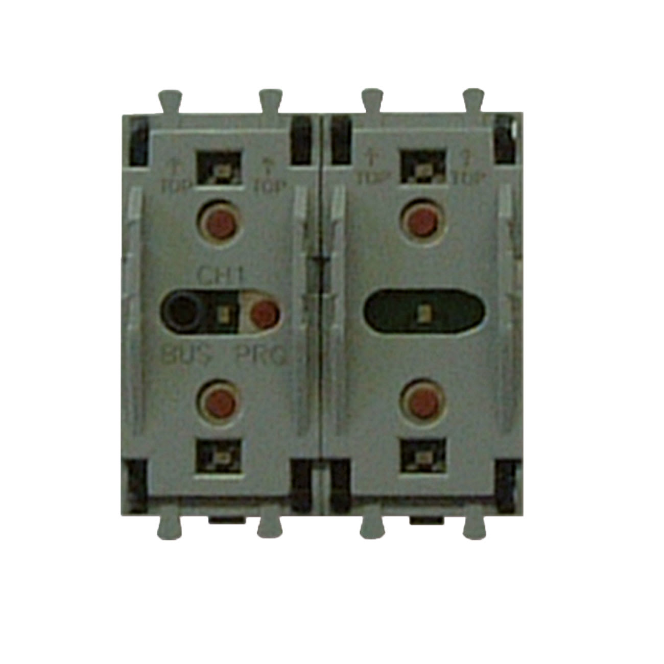 AVE - Comando con 4 pulsanti e attuatore integrato per 2 Luci o 1 Tapparella AVEbus Life 2 Mod. S44