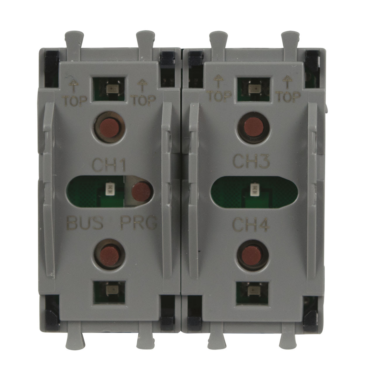 AVE - comando con 4 pulsanti knx 2 moduli s44 4ch 2m s.44 442KNXT4