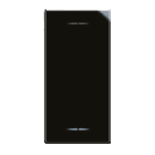 AVE - Tasto liscio Life. S44. colore Nero finitura lucida 1 Mod.
