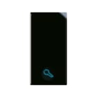AVE - Tasto simbolo Chiave Life S44. colore Nero finitura lucida 1 Mod.