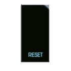 AVE - Tasto simbolo Resistenza Elettrica Life S44. colore Nero finitura lucida 1 Mod.