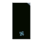AVE - TASTO SIMBOLO VENTOLA ILLU. LIFE 1M0D SIMBOLO VENTOLA ILLUMINABILE INTERCAMBIABILE PER PULSANTI 442TVP