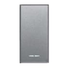 AVE - Deviatore tasto con gemma. Allumia S44. colore Grigio Tech. 1P 16AX illuminabile finitura lucida 1 Mod.