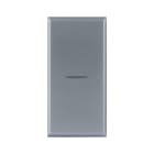 AVE - INVERTITORE ASSIALE CON GEMMA. ALLUMIA S44. COLORE RAL 9007. 1P 10AX ILLUMINABILE FINITURA LUCIDA 1 MOD.