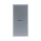 AVE - INTERRUTTORE BIPOLARE ASSIALE CON GEMMA. ALLUMIA S44. COLORE RAL 9007. 2P 10AX ILLUMINABILE FINITURA LUCIDA 1 MOD.