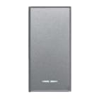 AVE - Pulsante con gemma. Allumia S44. colore Grigio Tech. 1P NA+NC 10A finitura lucida 1 Mod.