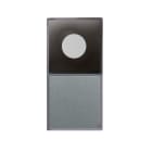 AVE - Pulsante con spia. Allumia S44. colore Grigio Tech. 1P NA 10A 250V finitura lucida 1 Mod. 443050