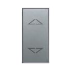AVE - Commutatore a bascula. Allumia S44. colore Grigio Tech. 1P 10AX 250V finitura lucida 1 Mod.