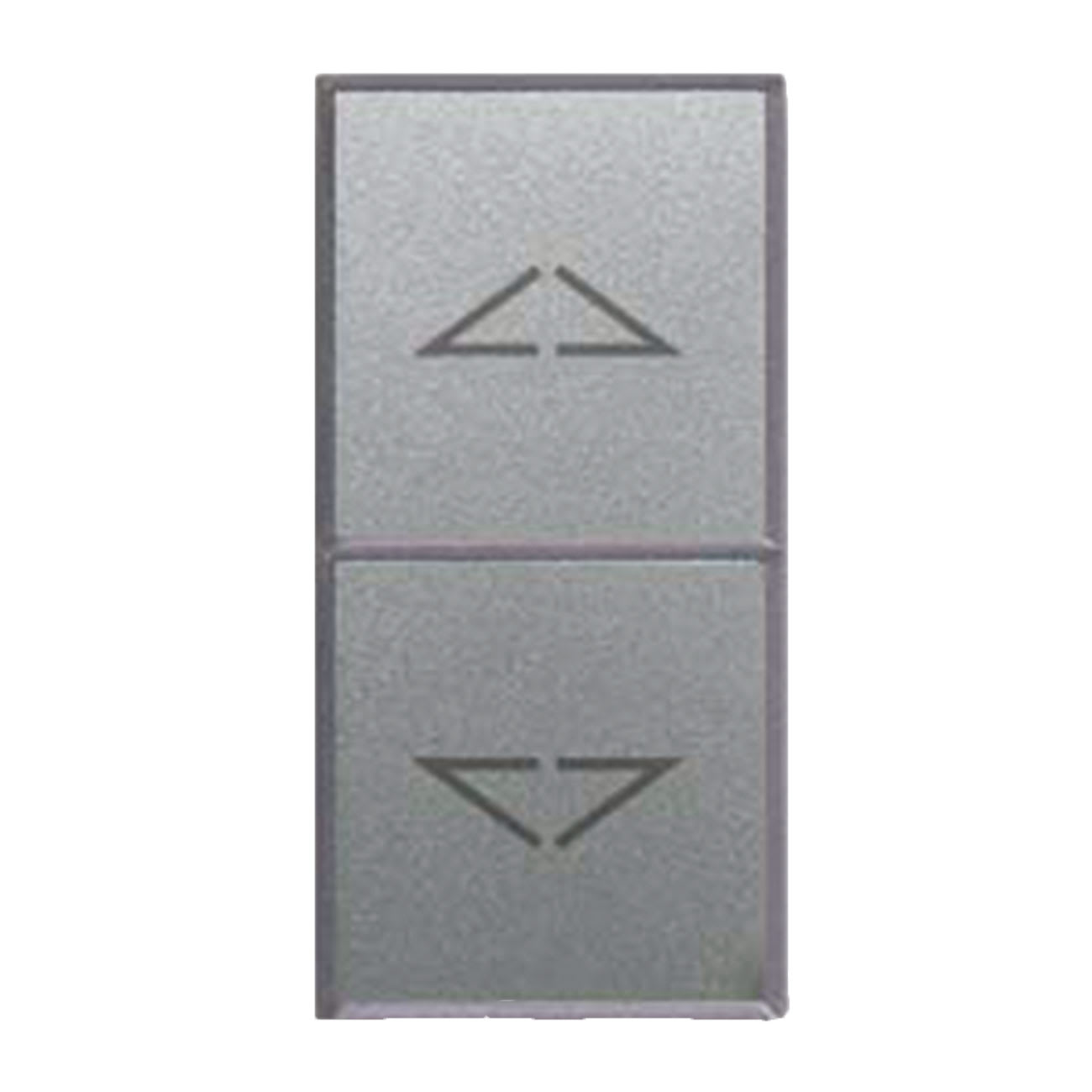 AVE - Commutatore a pulsante. Allumia S44. colore Grigio Tech. 1P 10A finitura lucida 1 Mod.