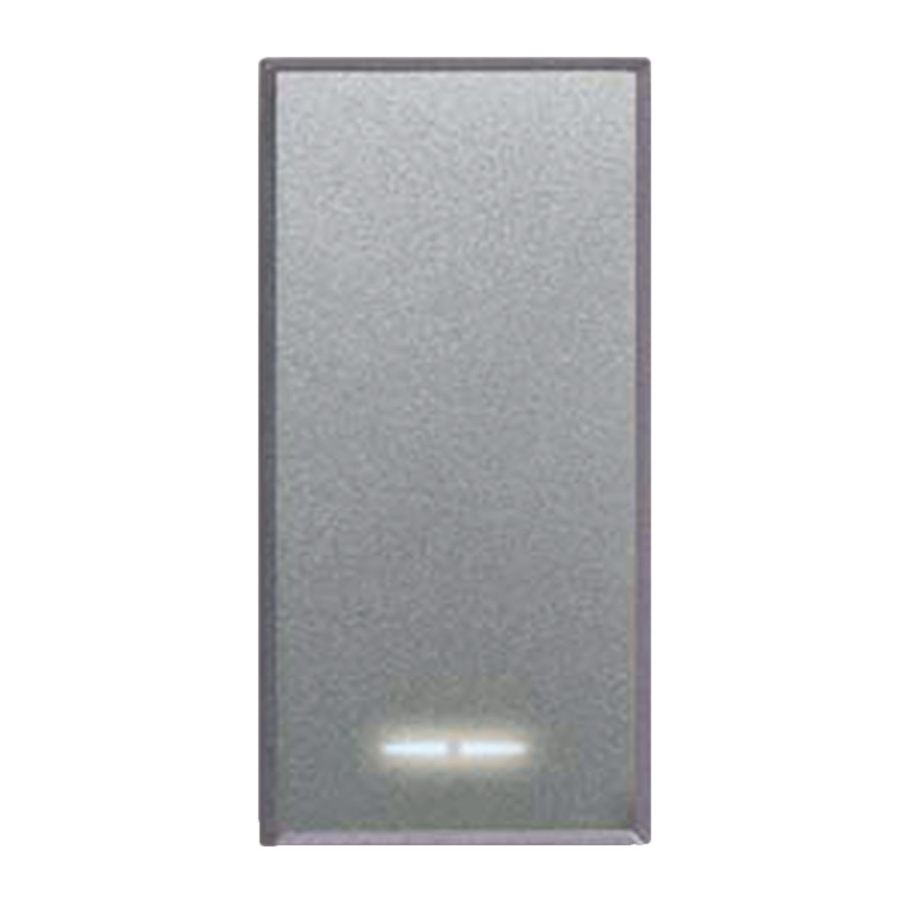 AVE - Tasto con gemma per pulsanti Allumia S44. colore Grigio Tech  finitura lucida  1 Mod.