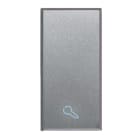 AVE - Tasto simbolo Chiave Allumia S44. colore Grigio Tech finitura lucida 1 Mod.