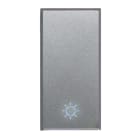 AVE - Tasto simbolo Lampada Allumia S44. colore Grigio Tech finitura lucida 1 Mod.