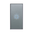 AVE - TASTO CON SIMBOLO LAMPADA PER COMANDI ASSIALI. ALLUMIA S44. COLORE RAL 9007 FINITURA LUCIDA 1 MOD