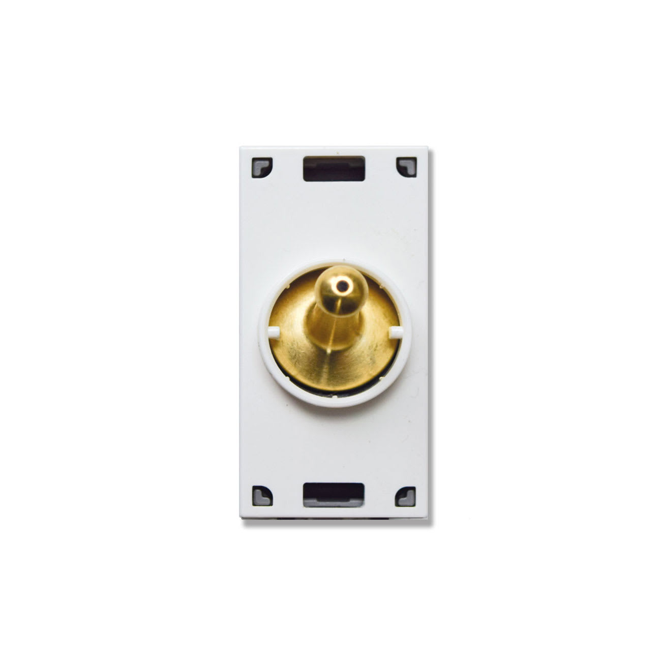 AVE - Deviatore levetta ottone. England Style S44. 1P 10AX 250V 1 Mod.