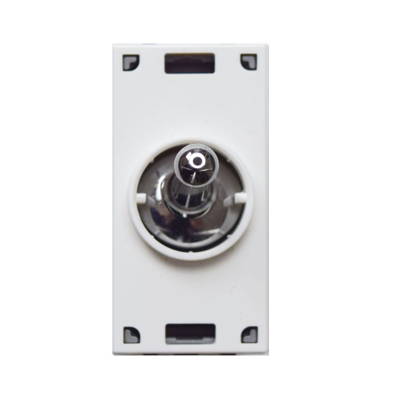 AVE - Invertitore levetta cromo. New Style S44. 1P 10AX 250V 1 Mod.