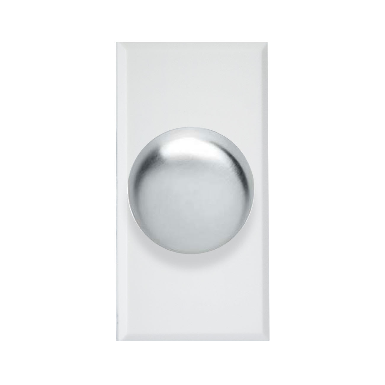 AVE - DIMMER UNIVERSALE 3120W. REGOLAZIONE CON POTENZIOMETRO ROTATIVO  SERIE NEW STYLE. COLORE BIANCO  1 MOD.
