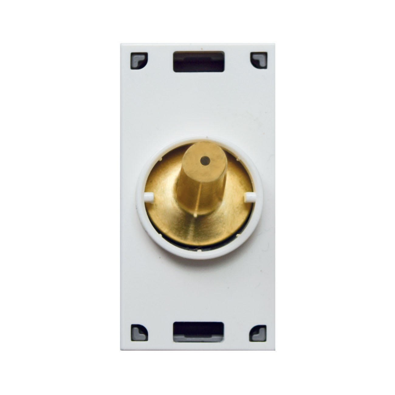 AVE - COMMUTATORE PULSANTE LEVETTA. SERIE NEW STYLE S44. COLORE ORO FINITURA SATINATA  1P 10AX 250V  ILLUMINABILE  1  MOD.