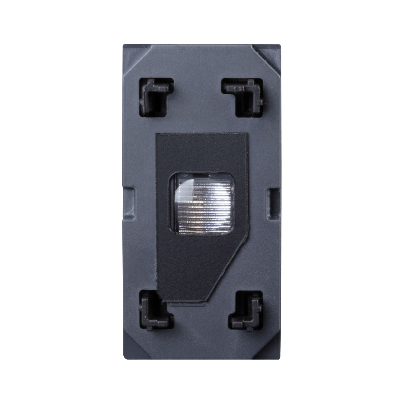 AVE - CORPO PULSANTE ASSIALE PER SERIE TEKLA. WHITEK E ALLUMIA. 1P 10A ILLUMINABILE 1 MOD.