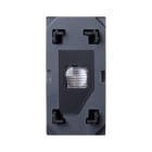 AVE - CORPO PULSANTE ASSIALE PER SERIE TEKLA. WHITEK E ALLUMIA. 1P 10A ILLUMINABILE 1 MOD.