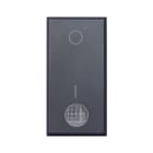 AVE - INTERRUTTORE CON GEMMA. TEKLA S44. 2P 16AX ILLUMINABILE COLORE RAL 7016 FINITURA OPACA 1 MOD. 445010SL