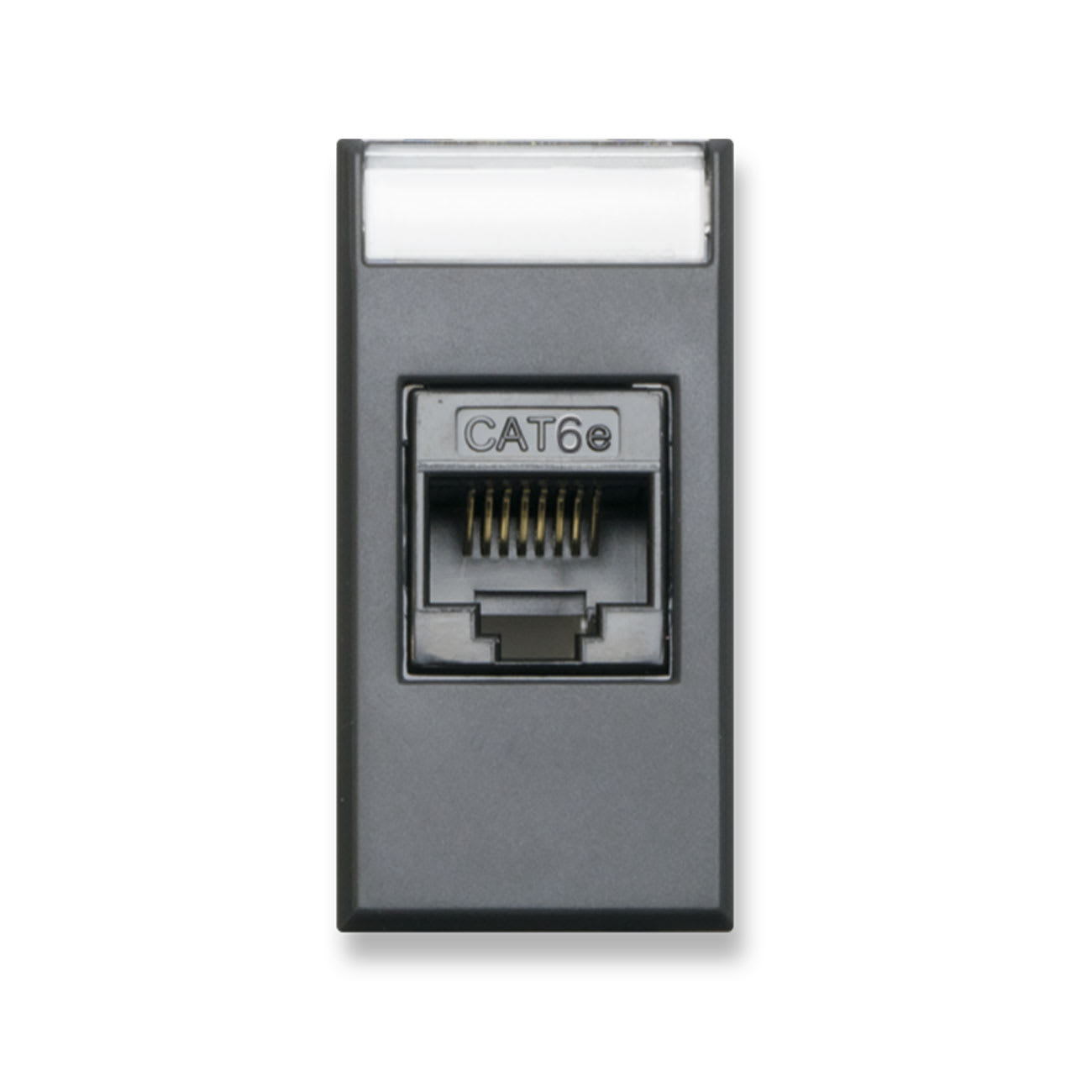 AVE - Presa RJ45 CAT6 UTP non schermata Tekla S44 colore grigio Tekla finitura opaca 1 Mod.