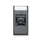 AVE - Presa RJ45 CAT5E UTP non schermata Tekla S44 colore grigio Tekla finitura opaca 1 Mod. 445029C5E