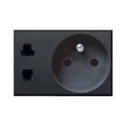 AVE - presa eurousa e francese tekla 3m compatta e versatile ideale per connessioni sicure e affidabili in ambienti domestici e professionali garantendo efficienza e praticità 44503392MB