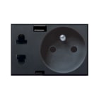 AVE - presa eurousa fr usb ac tekla 3m compatta e versatile ideale per connessioni sicure e rapide