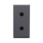 AVE - Presa 2 poli. Tekla S44. colore RAL 7016. 2P 16A 250V alveoli 4.8mm finitura opaca 1 Mod.