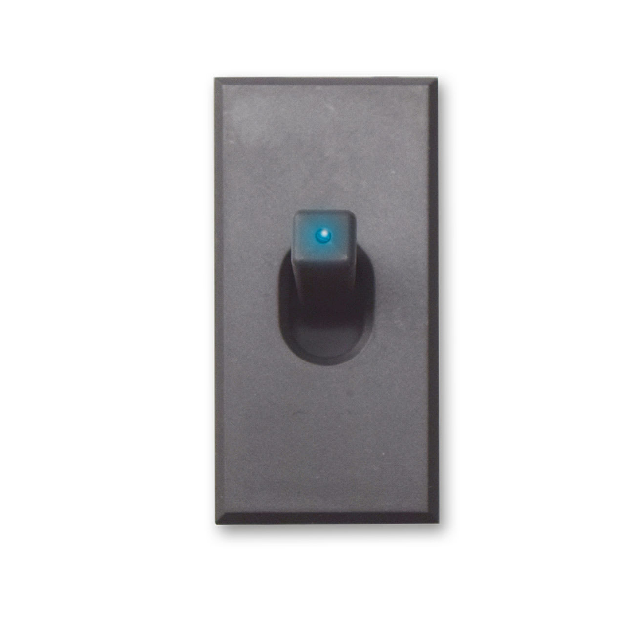 AVE - Commutatore levetta. Tekla S44. colore grigio Tekla. 1P 10AX 250V  finitura opaca  1 Mod.