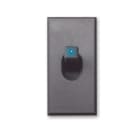 AVE - Commutatore levetta. Tekla S44. colore grigio Tekla. 1P 10AX 250V finitura opaca 1 Mod.