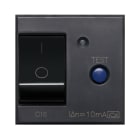 AVE - Interruttore magnetotermico differenziale. Tekla S44. colore grigio Tekla. 1P+N 16A 230V 3kA 10mA finitura opaca 2 Mod.