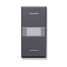 AVE - Tasto intercambiabile. due funzioni con gemma illuminabile Tekla 1 Mod. S44
