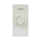 AVE - DIMMER ROTATIVO 60800W WHITEK bianco opaco. 250V CARICHI RESISTIVI E INDUTTIVI LED DI INDIVIDUAZIONE AL BUIO NO UE 1mod.